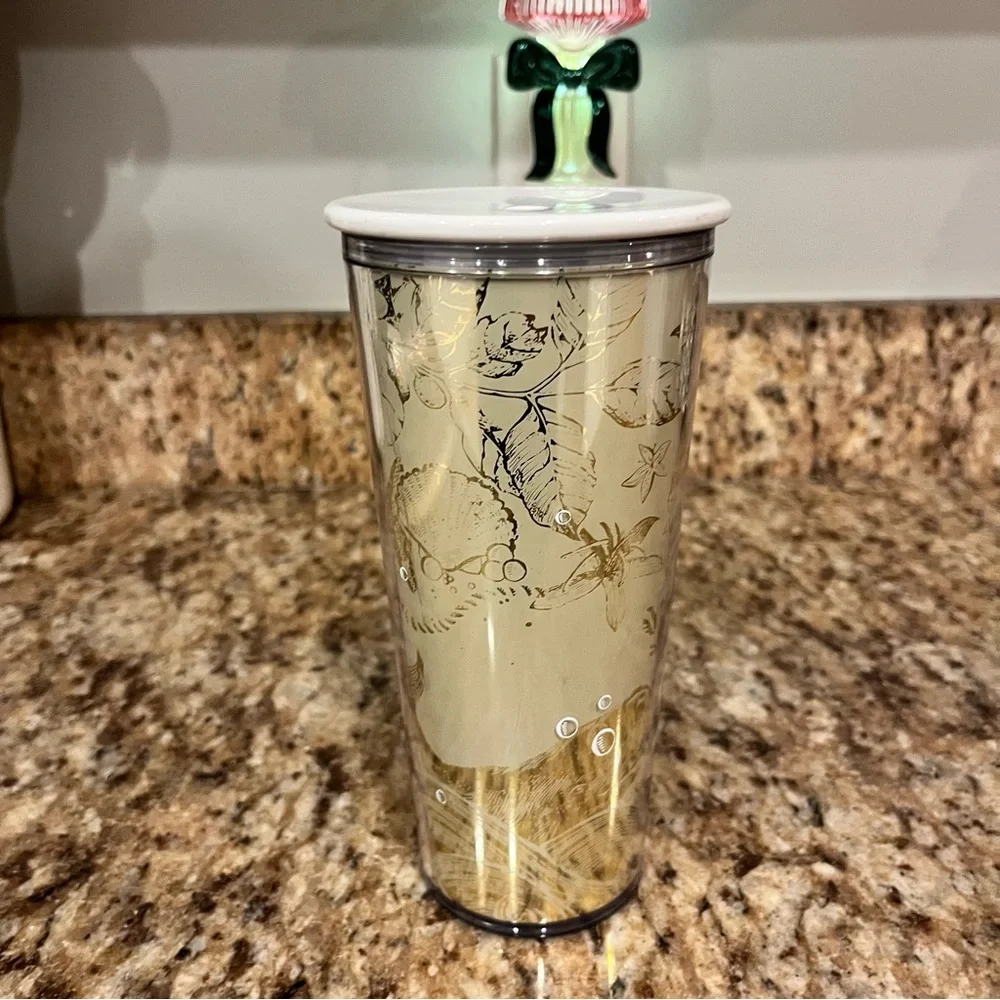 New Starbucks Philippines Gold White Whale Siren Cold Cup Asia Overseas
